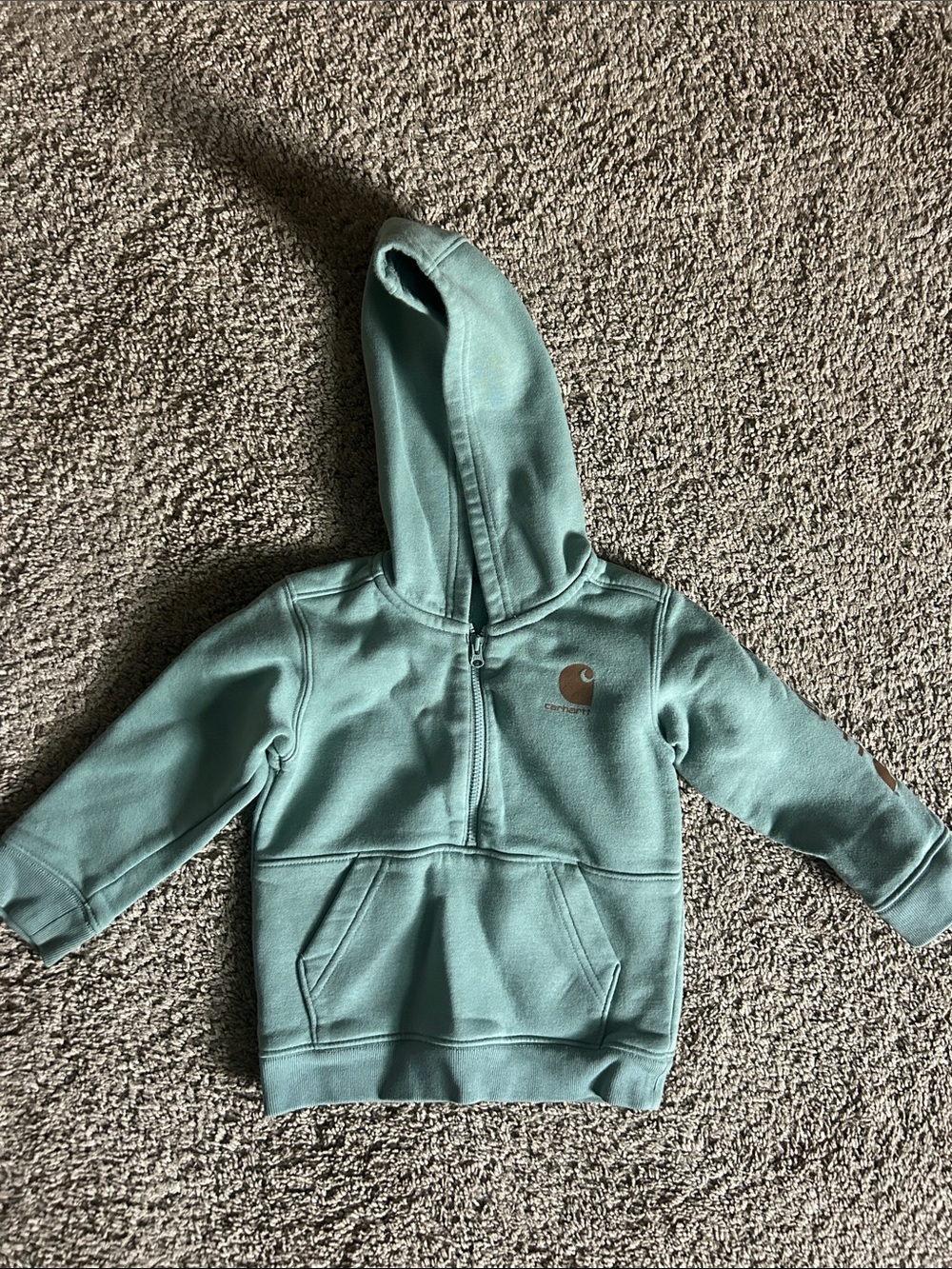 Carhartt Toddler Half-Zip Hooded Sweatshirt